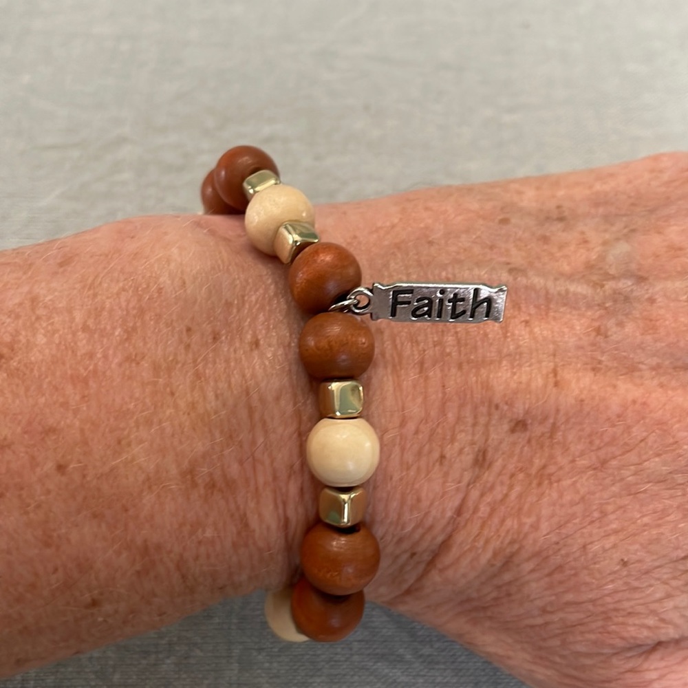 Faith Stretch Bracelet